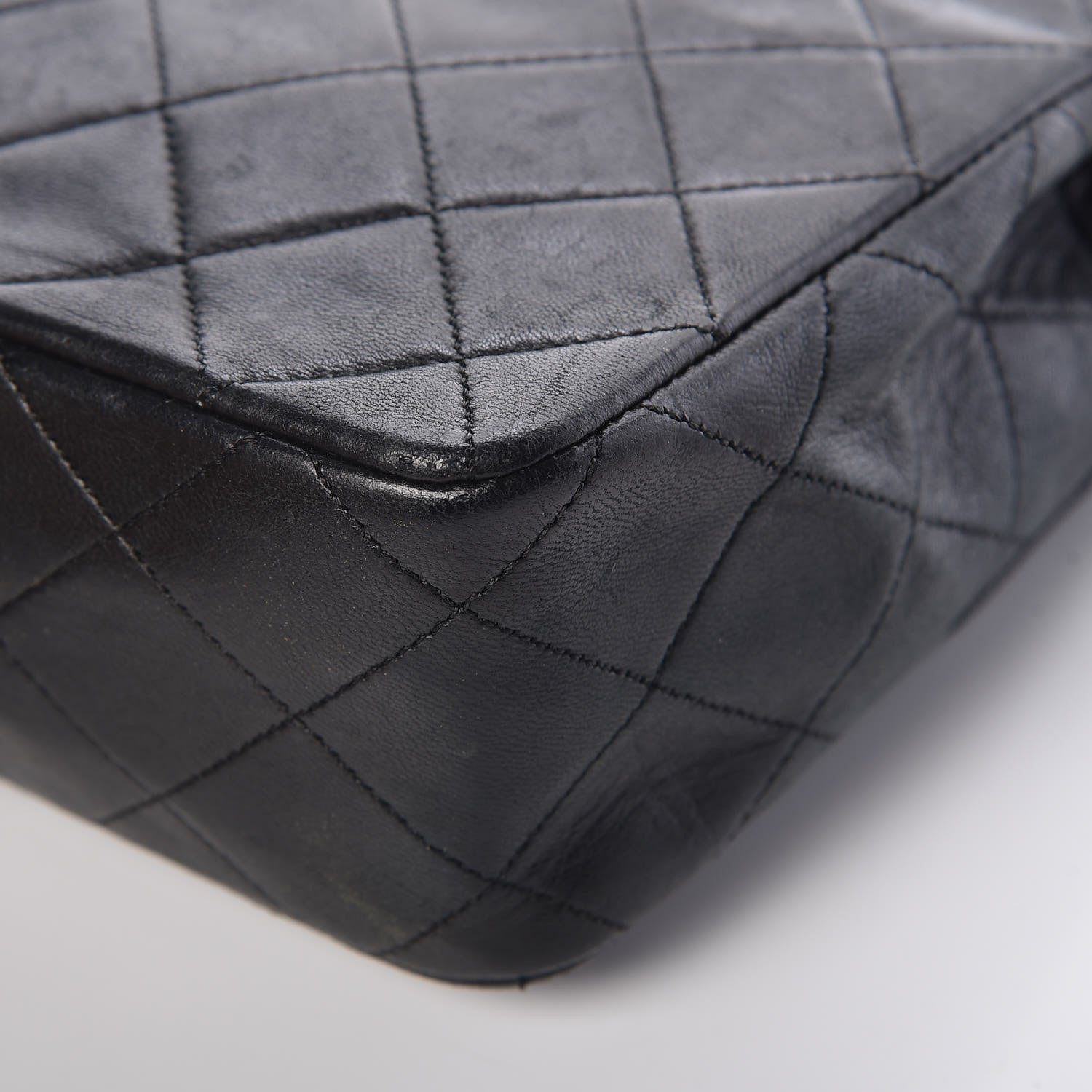 Chanel Lambskin Quilted Mini Square Flap Bag Black 14 of 14