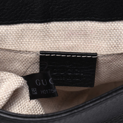 Gucci Pebbled Calfskin Small Soho Flap Crossbody Black 8 of 15