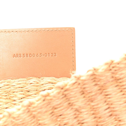 Saint Laurent Raffia Medium Monogram Kate Satchel Natural 7 of 10