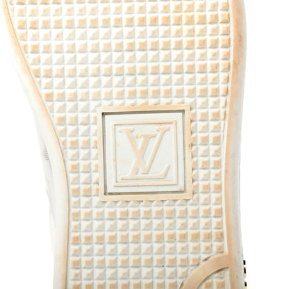 Louis Vuitton Technical Fabric Calfskin Monogram Frontrow Sneakers 39 Pink 8 of 11