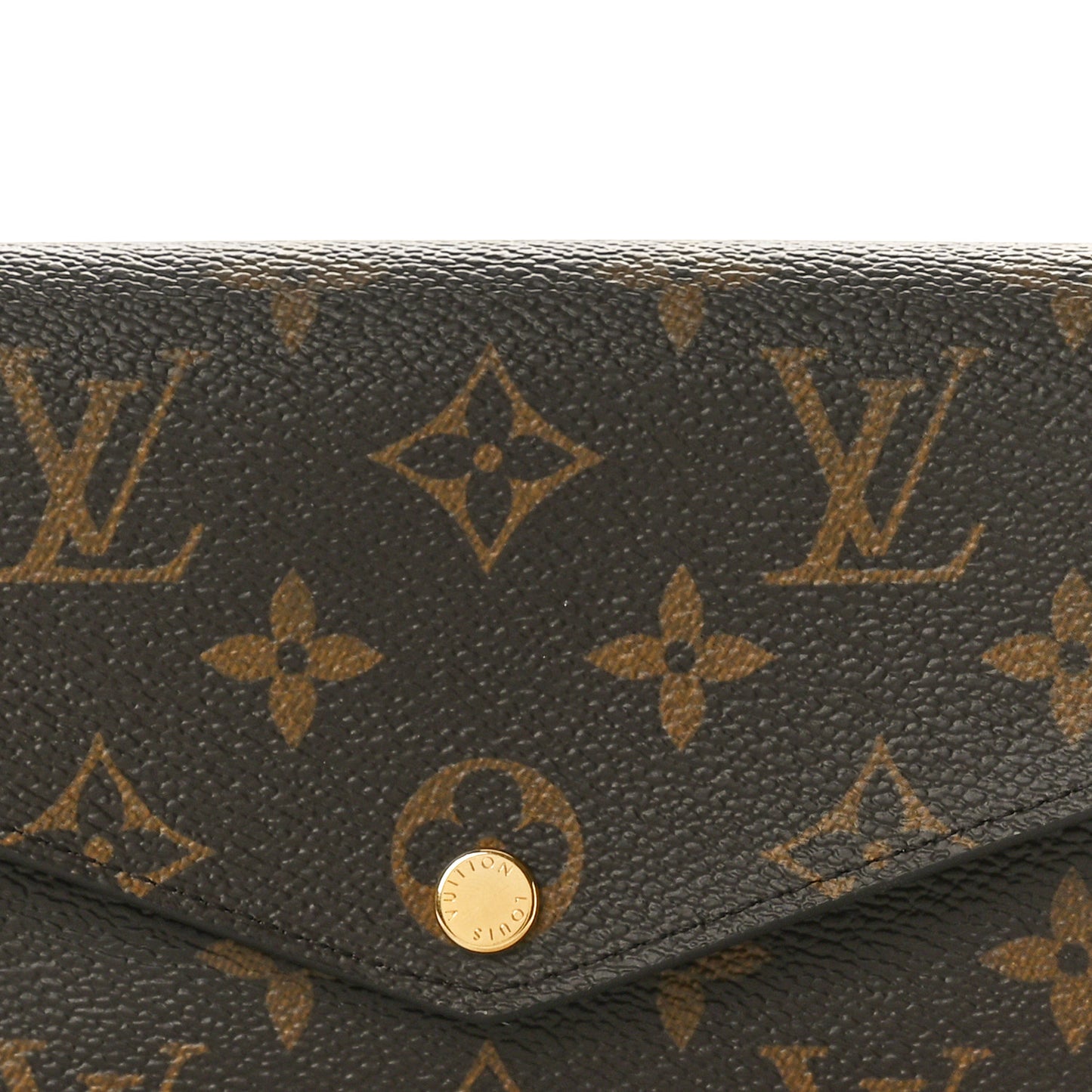 Monogram Sarah Wallet NM Coquelicot
