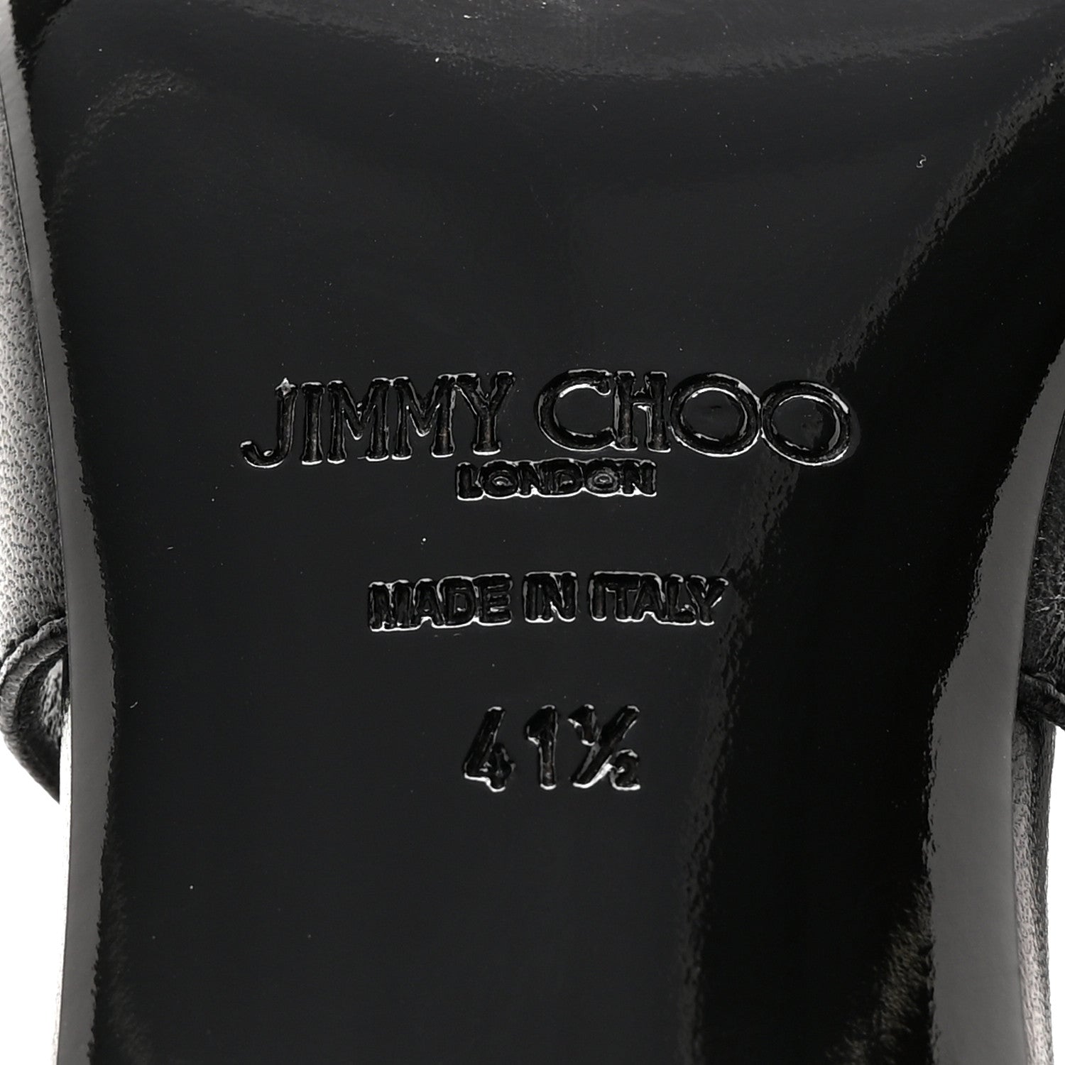 Jimmy Choo Nappa Amel 50 Slingback Pumps 41.5 Black 7 of 12