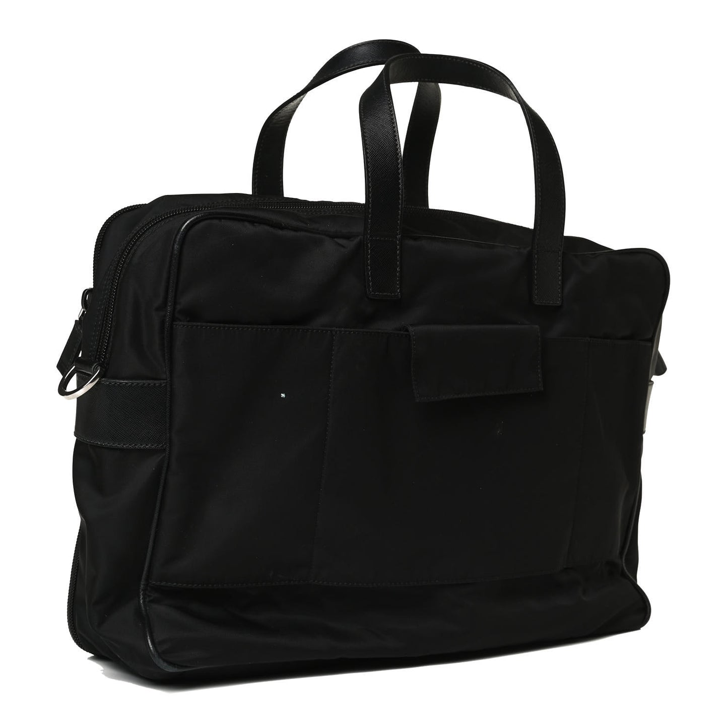 Tessuto Nylon Briefcase Black