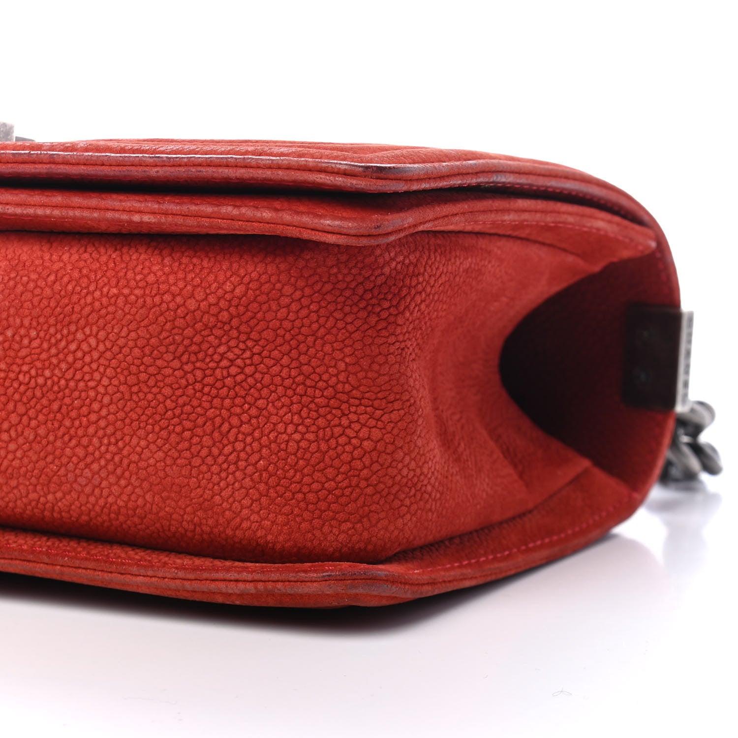 Chanel Iridescent Caviar Quilted Medium Boy Flap Red 10 of 12