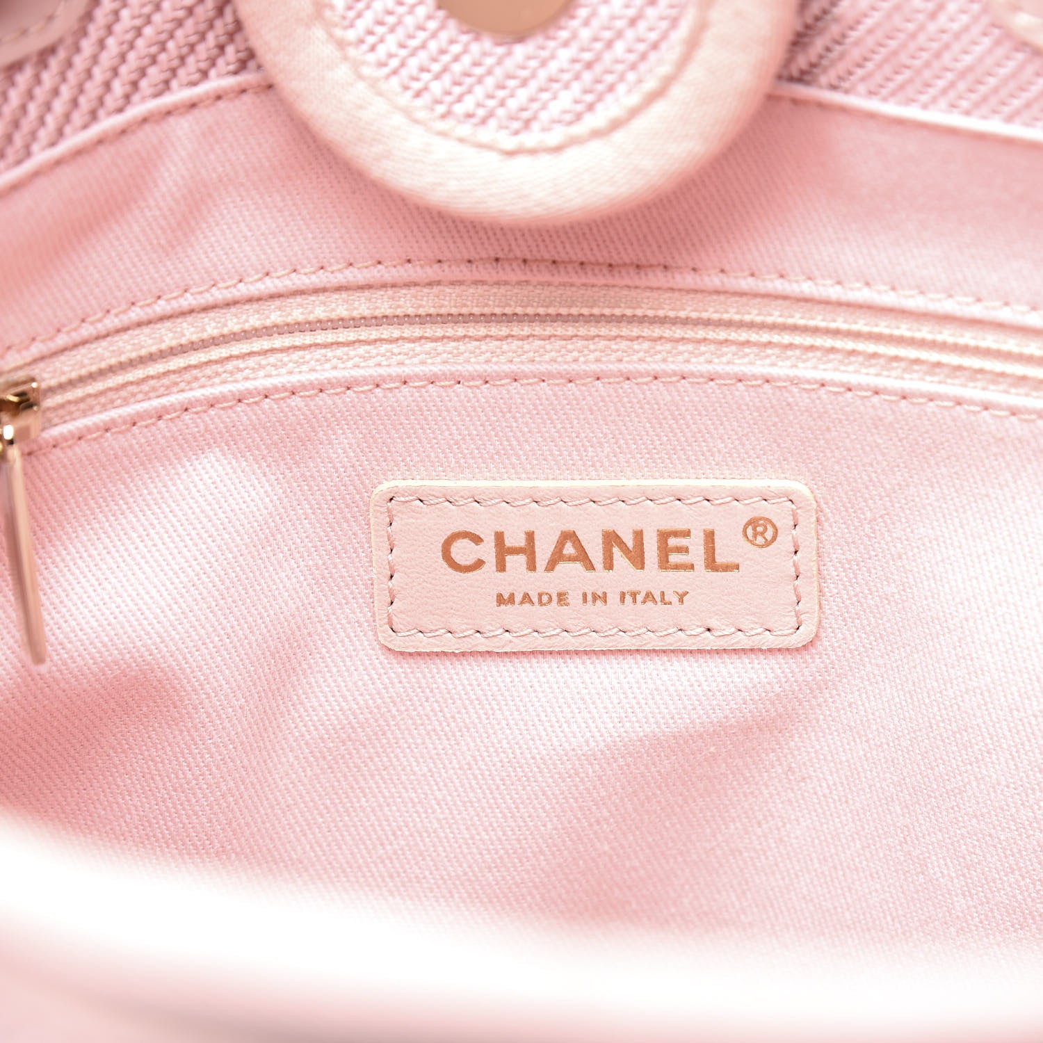 Chanel Mixed Fibers Calfskin Mini Deauville Tote Rose Pink 8 of 11