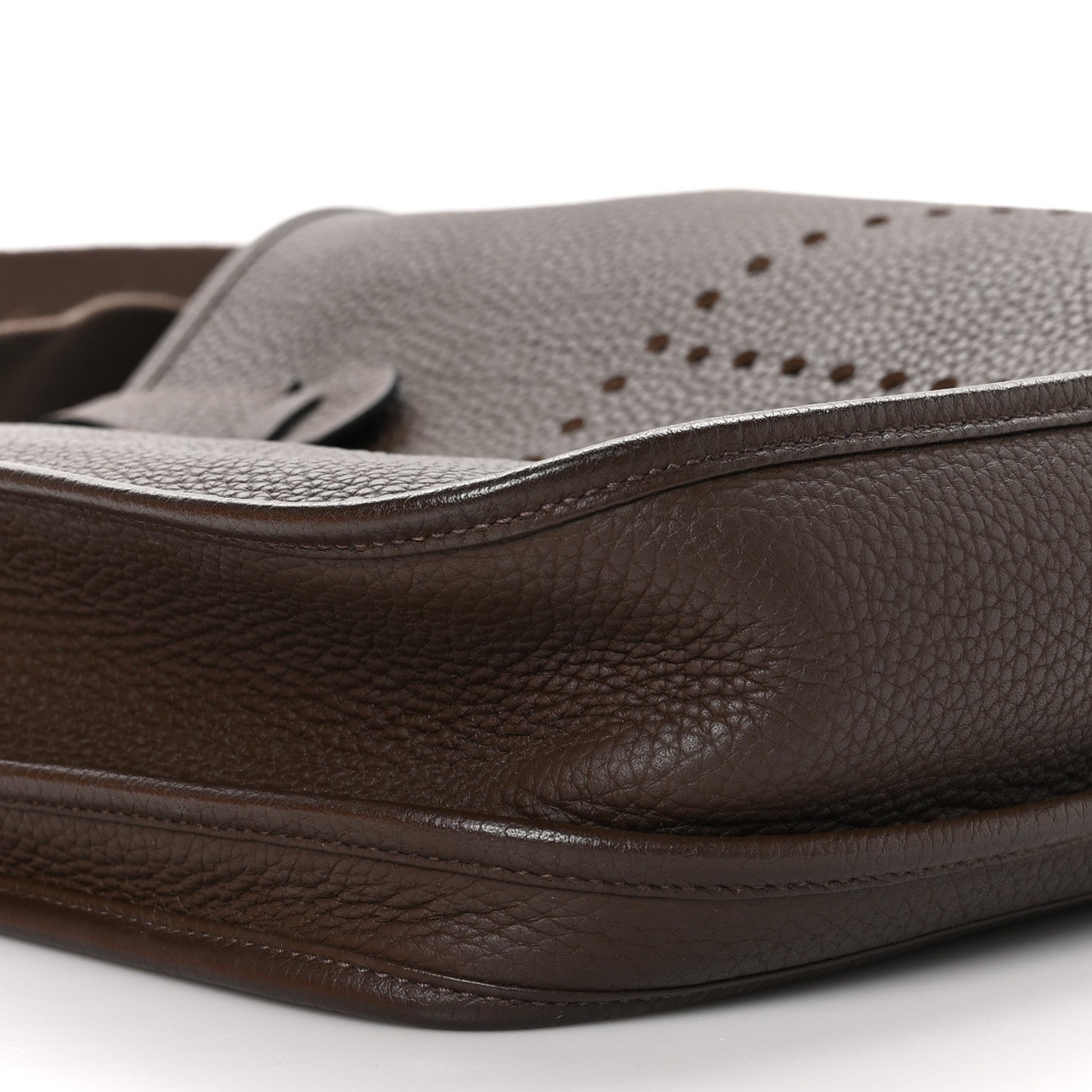 Hermes Taurillon Clemence Evelyne III PM Cacao 9 of 10