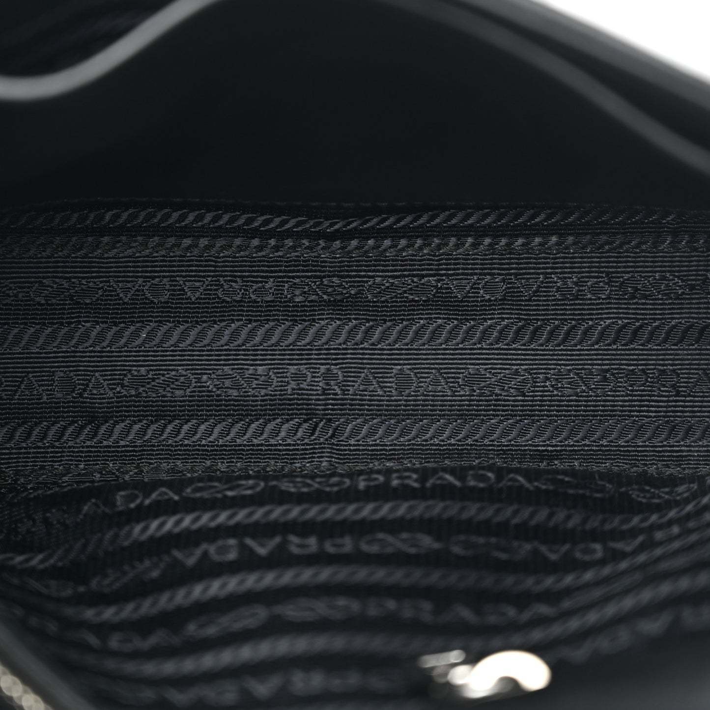 Soft Calfskin Impunture Diagramme Small Chain Flap Shoulder Bag Black