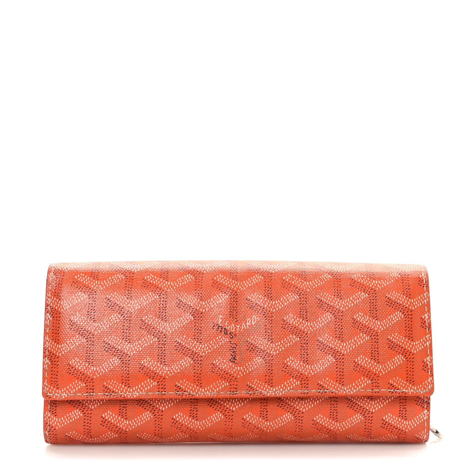 Goyard Goyardine Varenne Long Wallet Orange 1 of 9