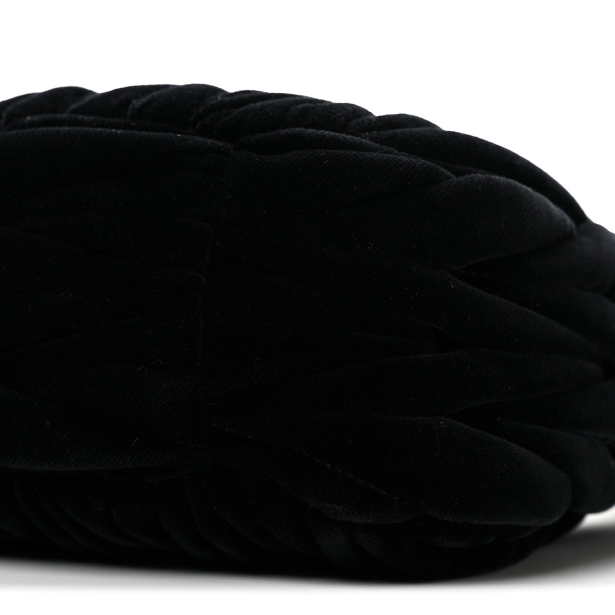 Velluto Matelasse Small Wander Hobo Black