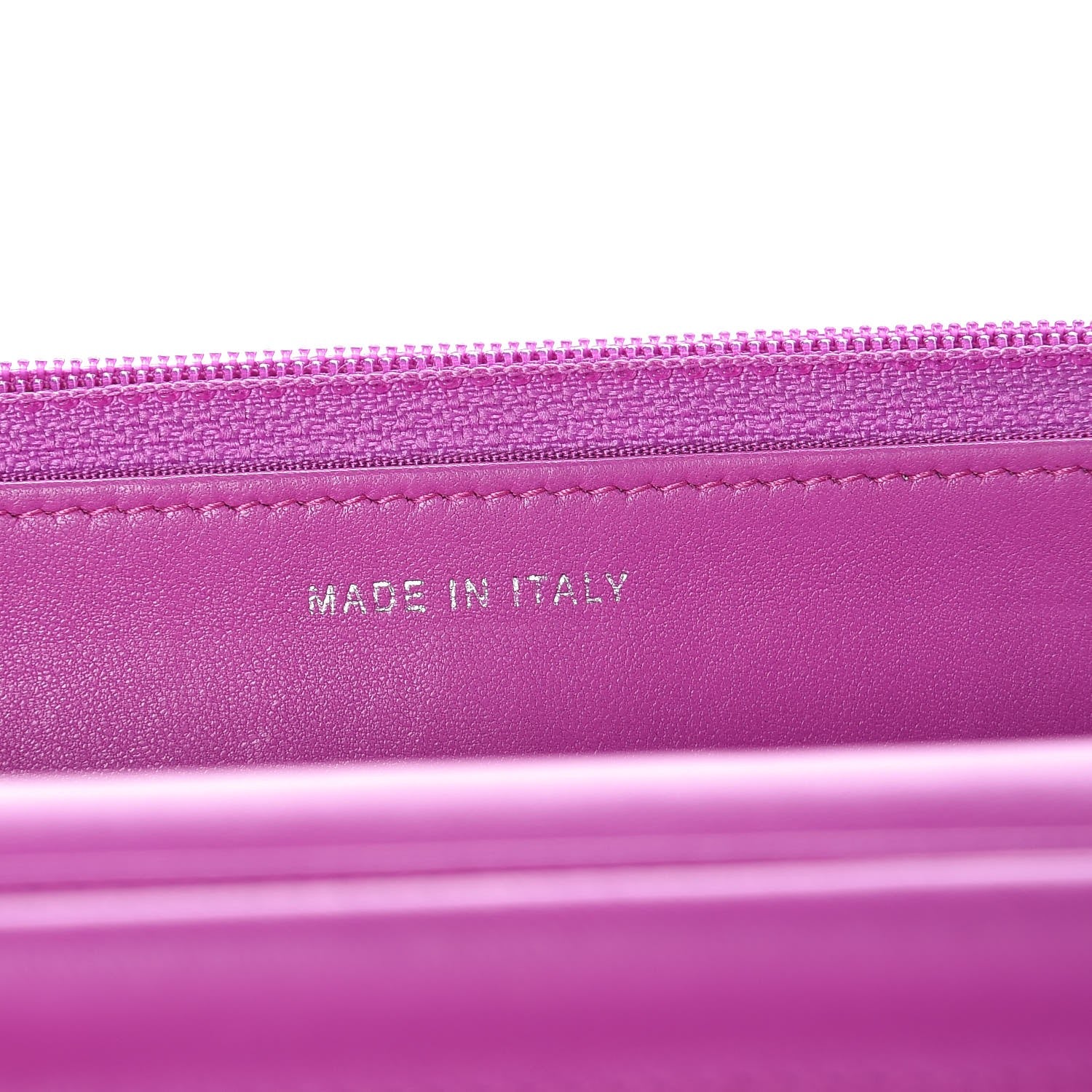 Chanel Lambskin Quilted Coco Boy Wallet On Chain WOC Fuchsia 7 of 11