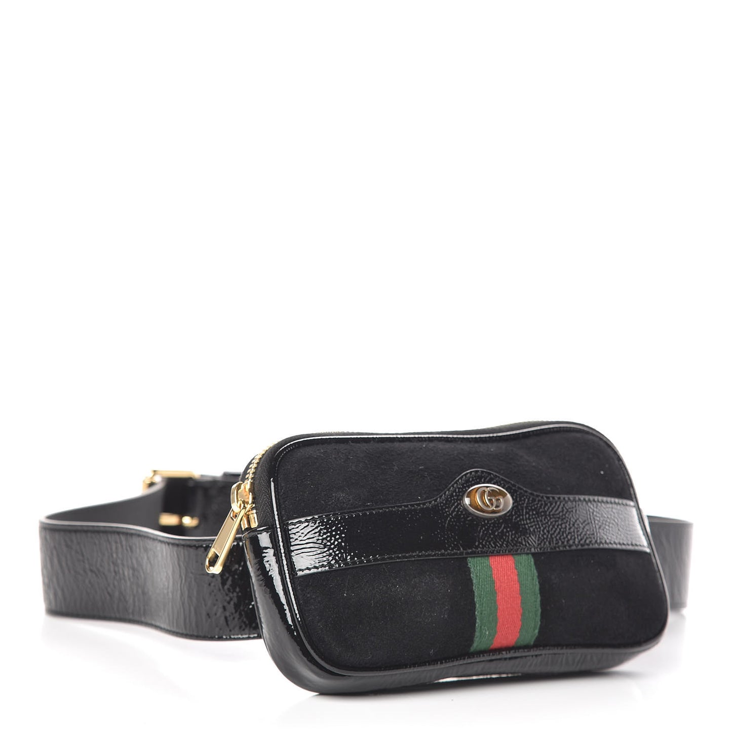 Suede Patent Ophidia Belted iPhone Case 85 34 Black