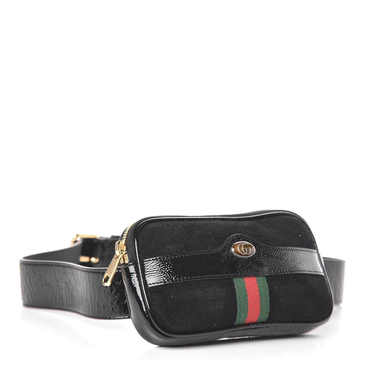 Gucci Suede Patent Ophidia Belted iPhone Case 85 34 Black 4 of 11