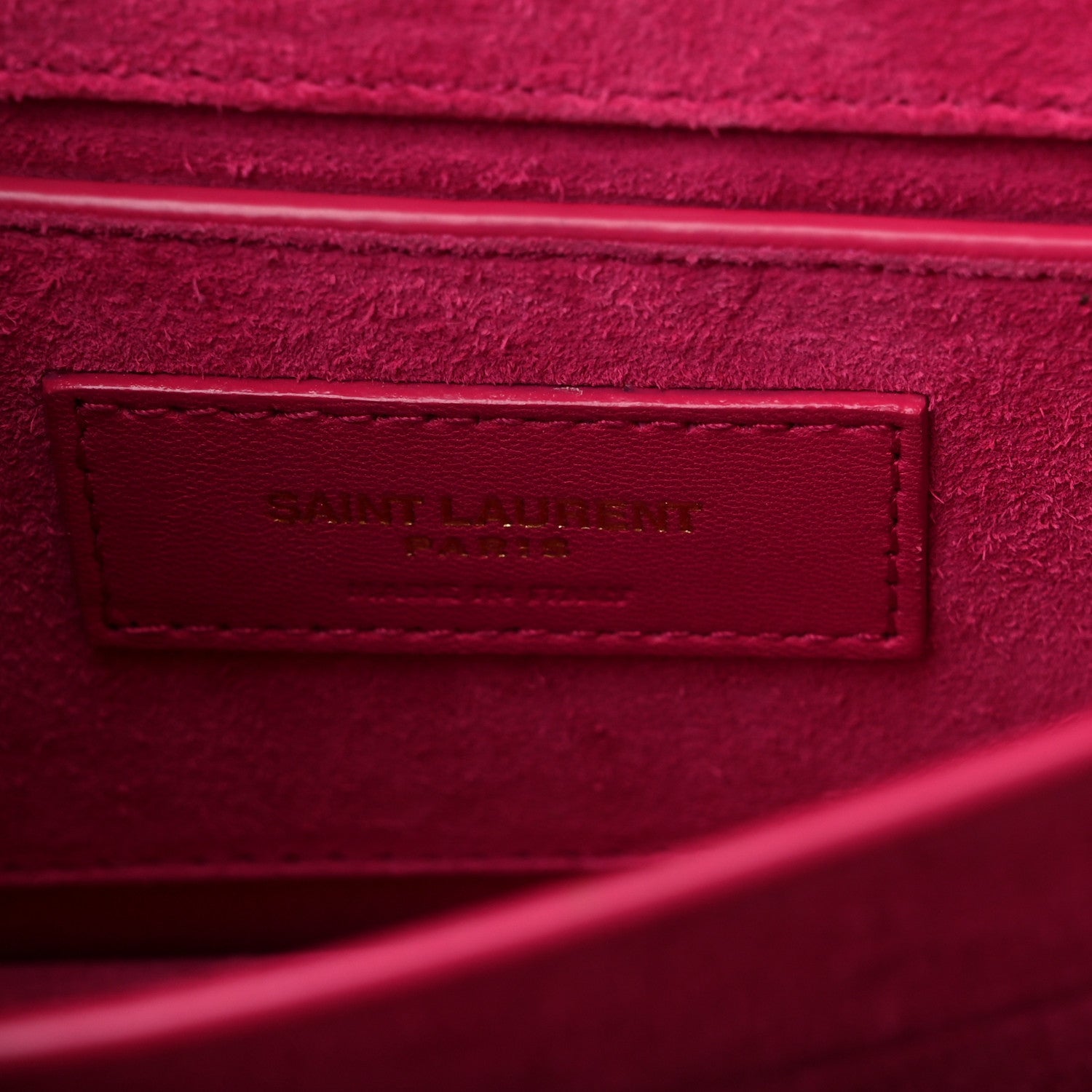 Saint Laurent Patent Small Monogram Sunset Bubblegum 6 of 12