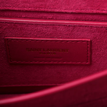 Saint Laurent Patent Small Monogram Sunset Bubblegum 6 of 12