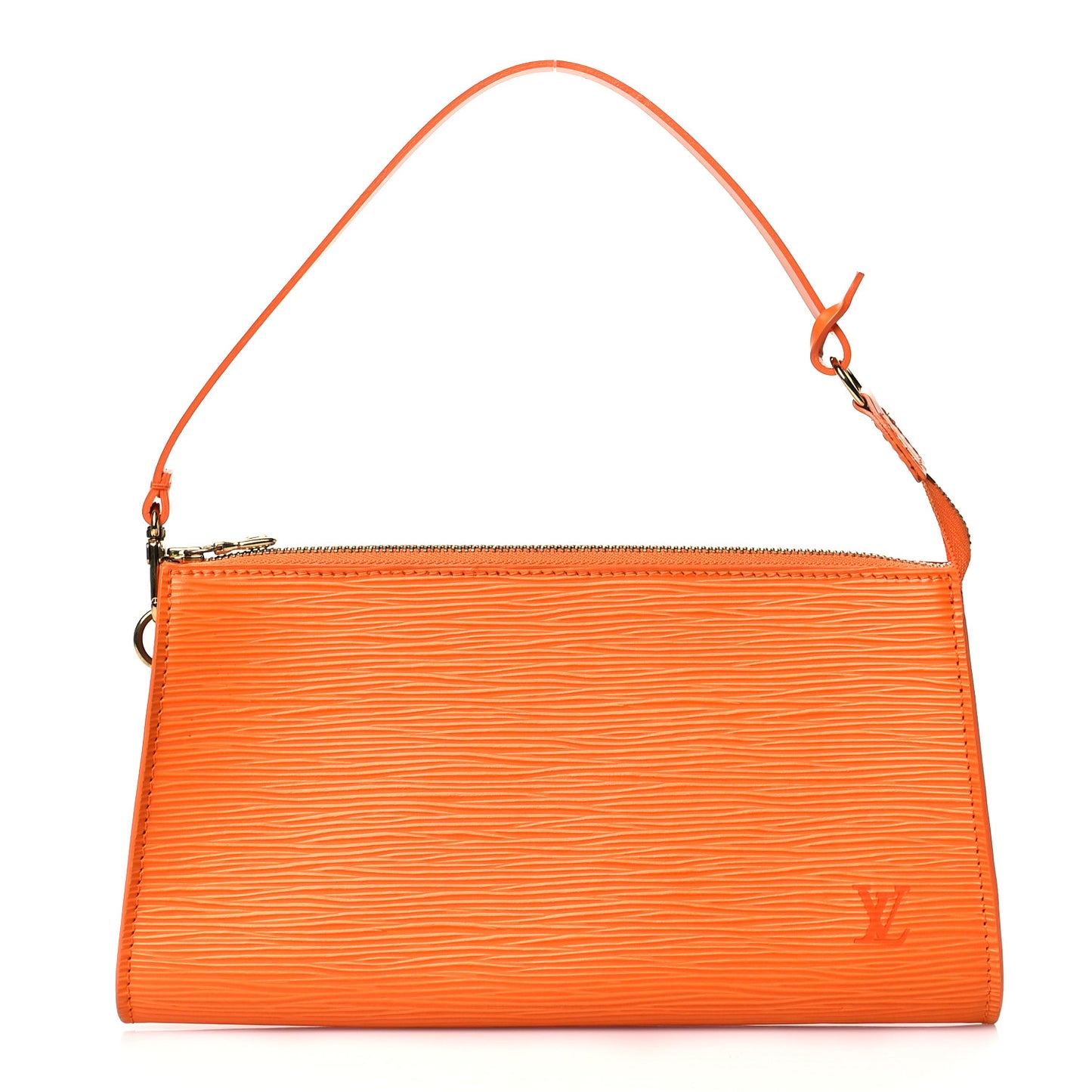 Epi Pochette Accessories 24 Mandarin