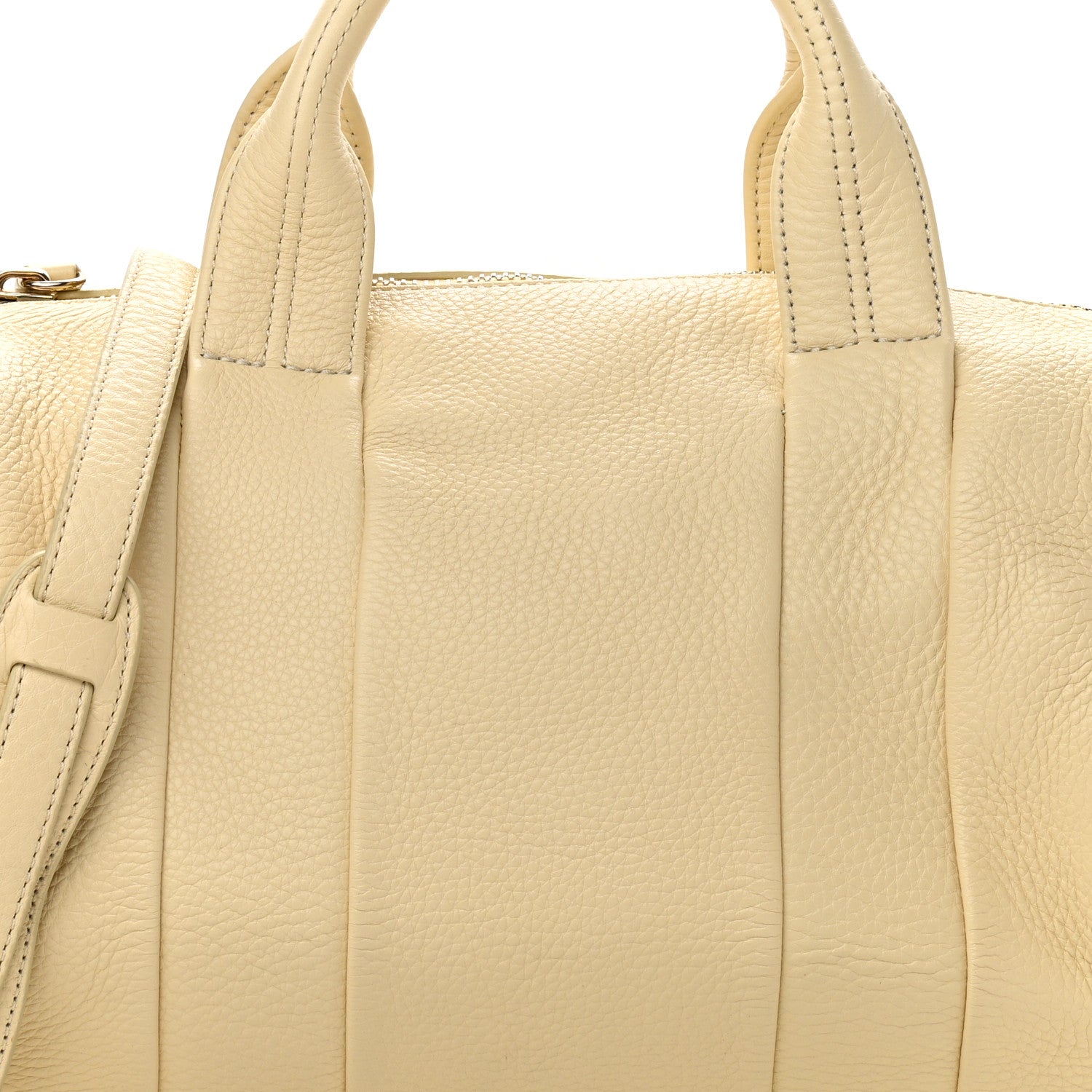 Alexander Wang Pebbled Lambskin Rocco Soft Meringue Pale Gold Hardware 6 of 8