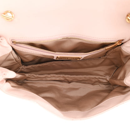 Salvatore Ferragamo Nappa Quilted Ginny Medium Crossbody Pink 5 of 12