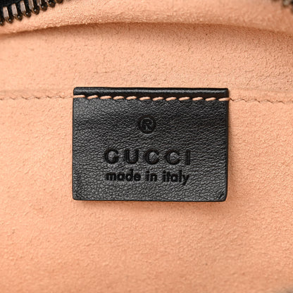 Gucci Calfskin Matelasse Small GG Marmont Chain Shoulder Bag Black 6 of 10