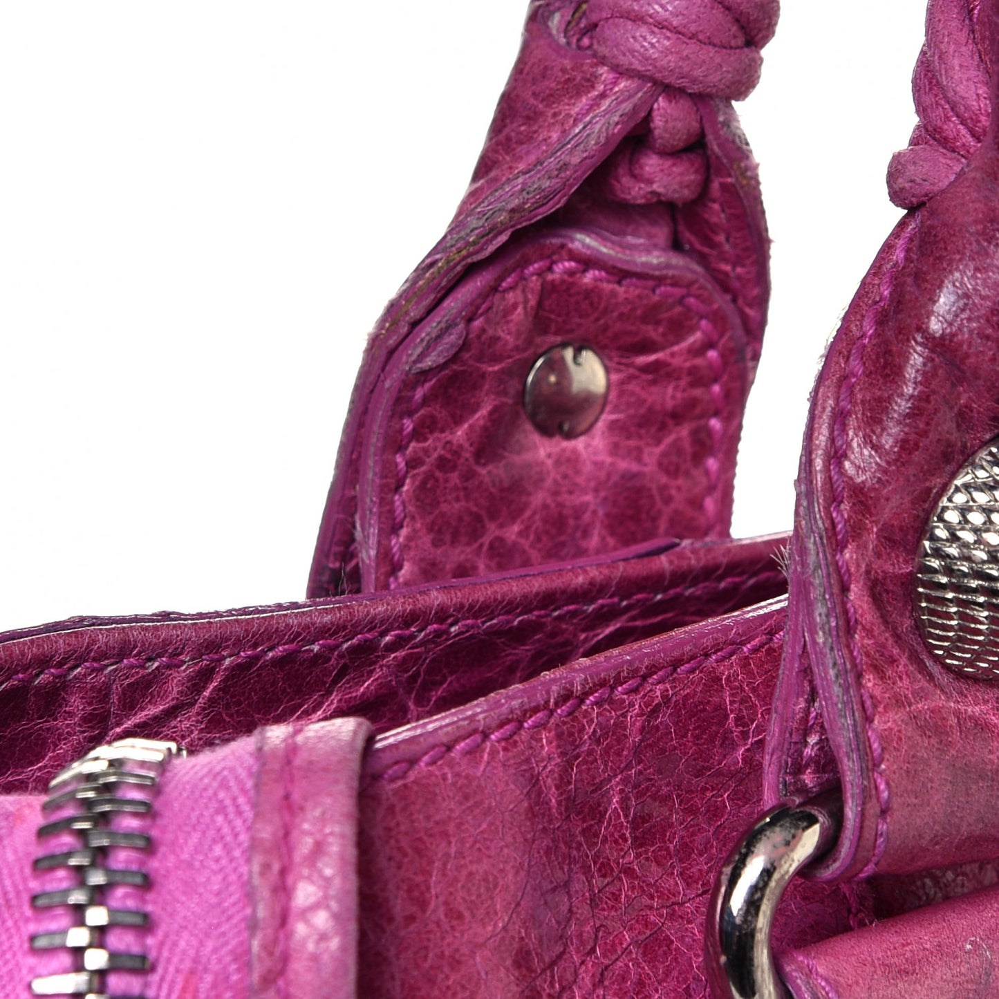 Agneau Giant 21 Silver Hardware City Magenta