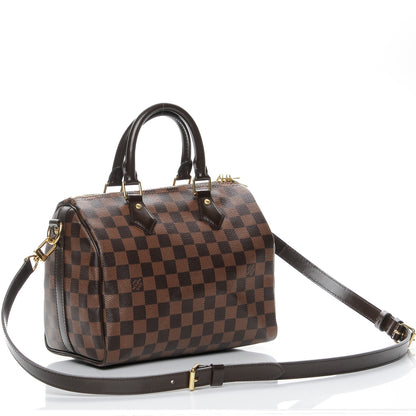 Louis Vuitton Damier Ebene Speedy Bandouliere 25 4 of 10