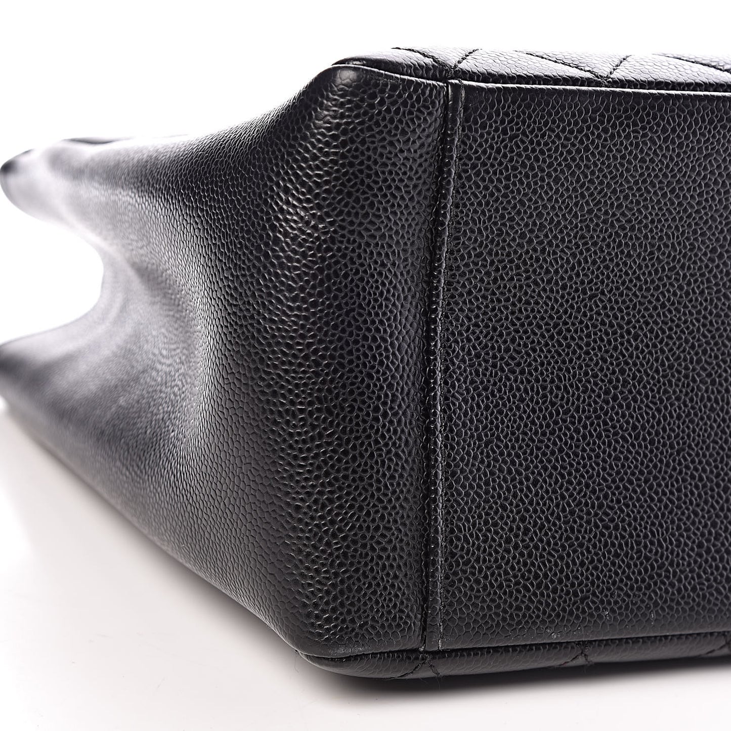 Caviar Quilted Grand Shopping Tote GST Black