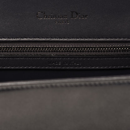 Christian Dior Metallic Patent Micro-Cannage Medium Diorama Flap Bag Onyx Black 9 of 12
