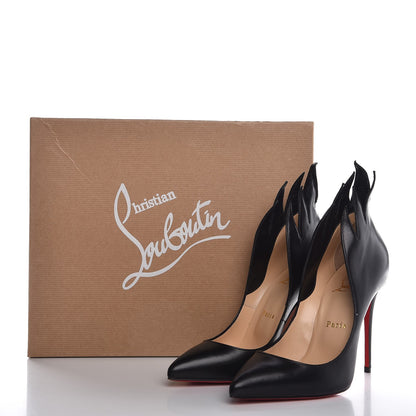 Christian Louboutin Shiny Nappa Victorina 100 Pumps 37 Black 8 of 8