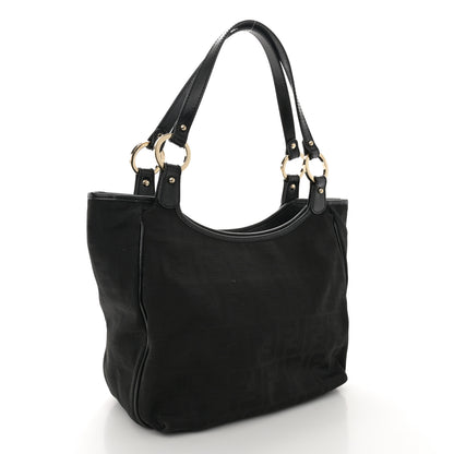 Fendi Zucca Small Chef Shopping Tote Black 3 of 13