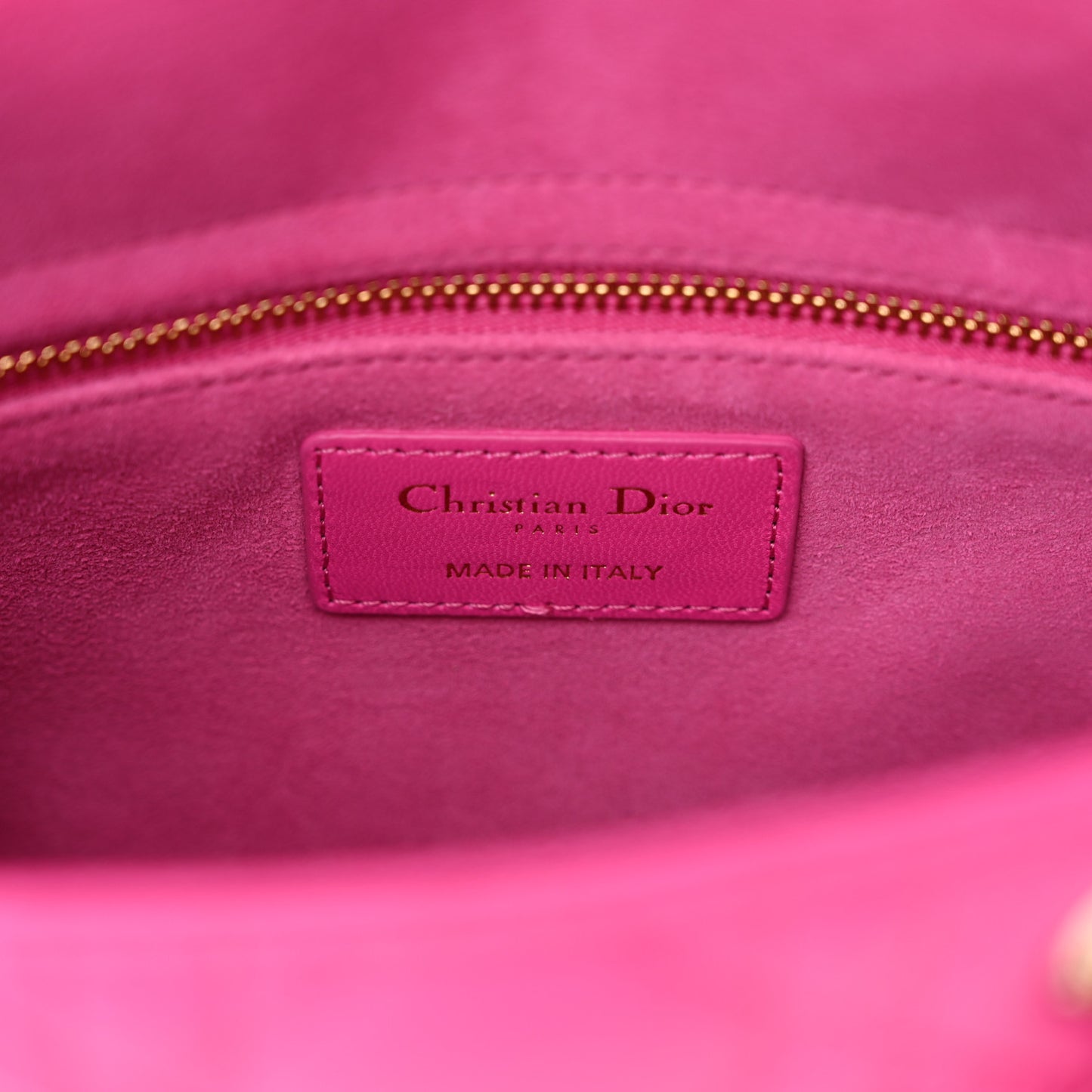 Lambskin Cannage Small My ABCDior Lady Dior Rani Pink