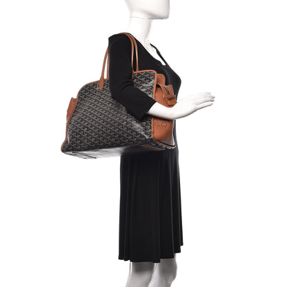 Goyard Goyardine Sac Hardy Pet Carrier PM Black Gold 2 of 22