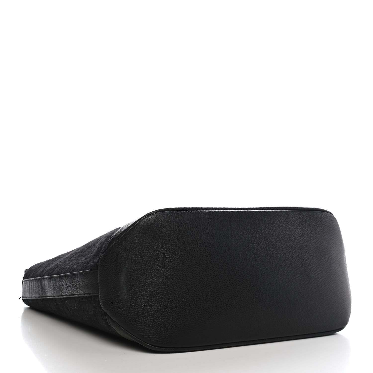 Christian Dior HOMME Oblique Grained Calfskin Tote Black 4 of 9
