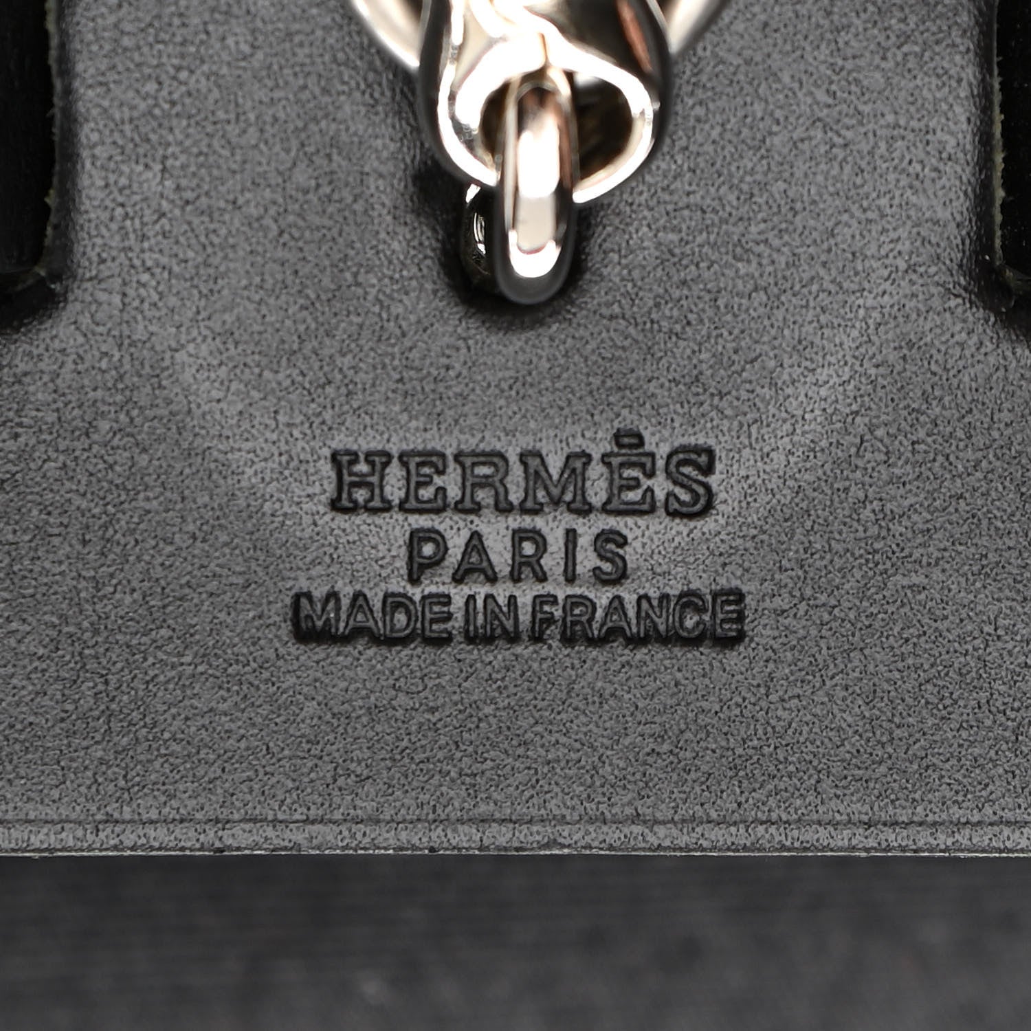 Hermes Toile Officier Vache Calfskin Herbag 39 GM Black 6 of 19