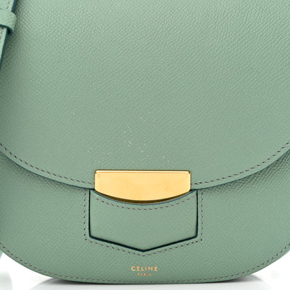 Celine Baby Grained Calfskin Small Trotteur Jade 8 of 12