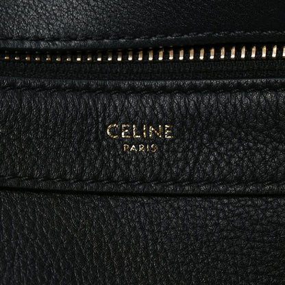 Celine Supple Calfskin Medium Strap Leandre Shoulder Bag Black 6 of 9