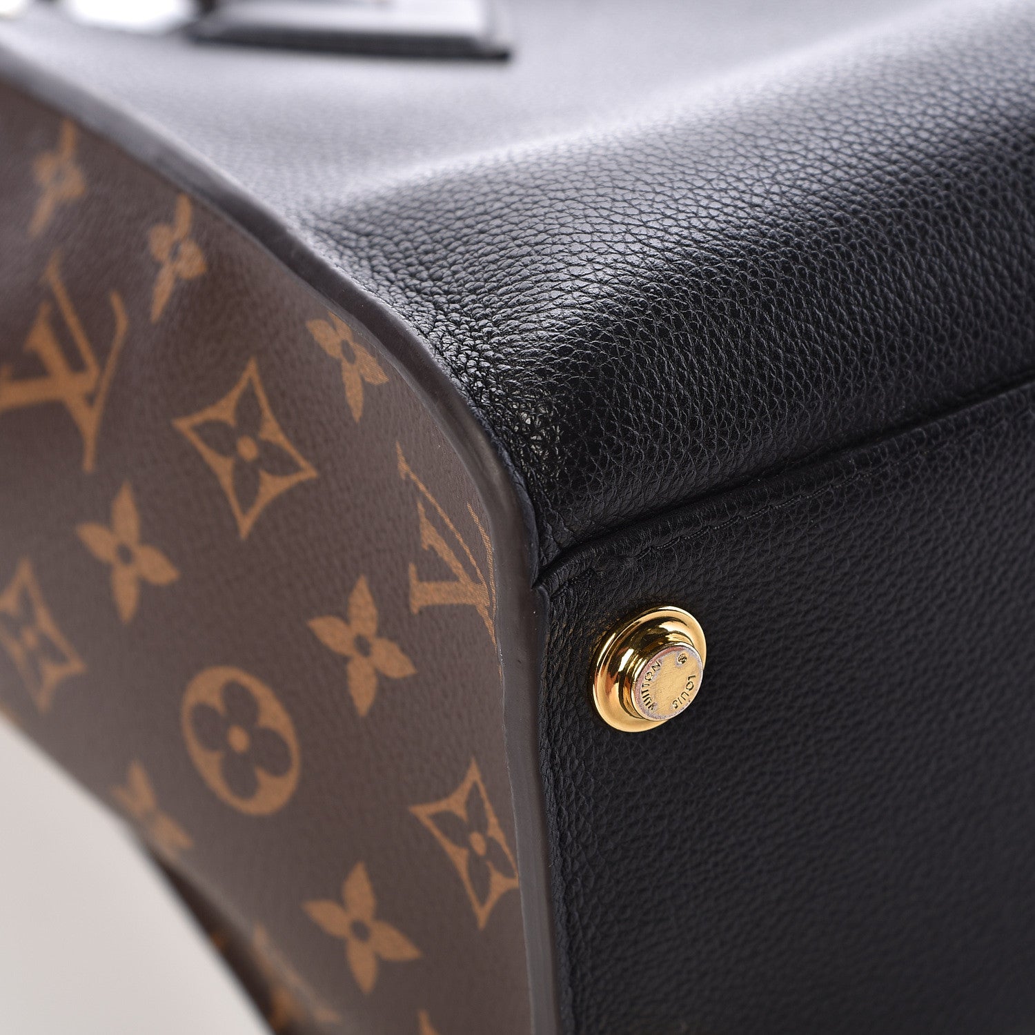 Louis Vuitton Calfskin Monogram On My Side Black 11 of 14
