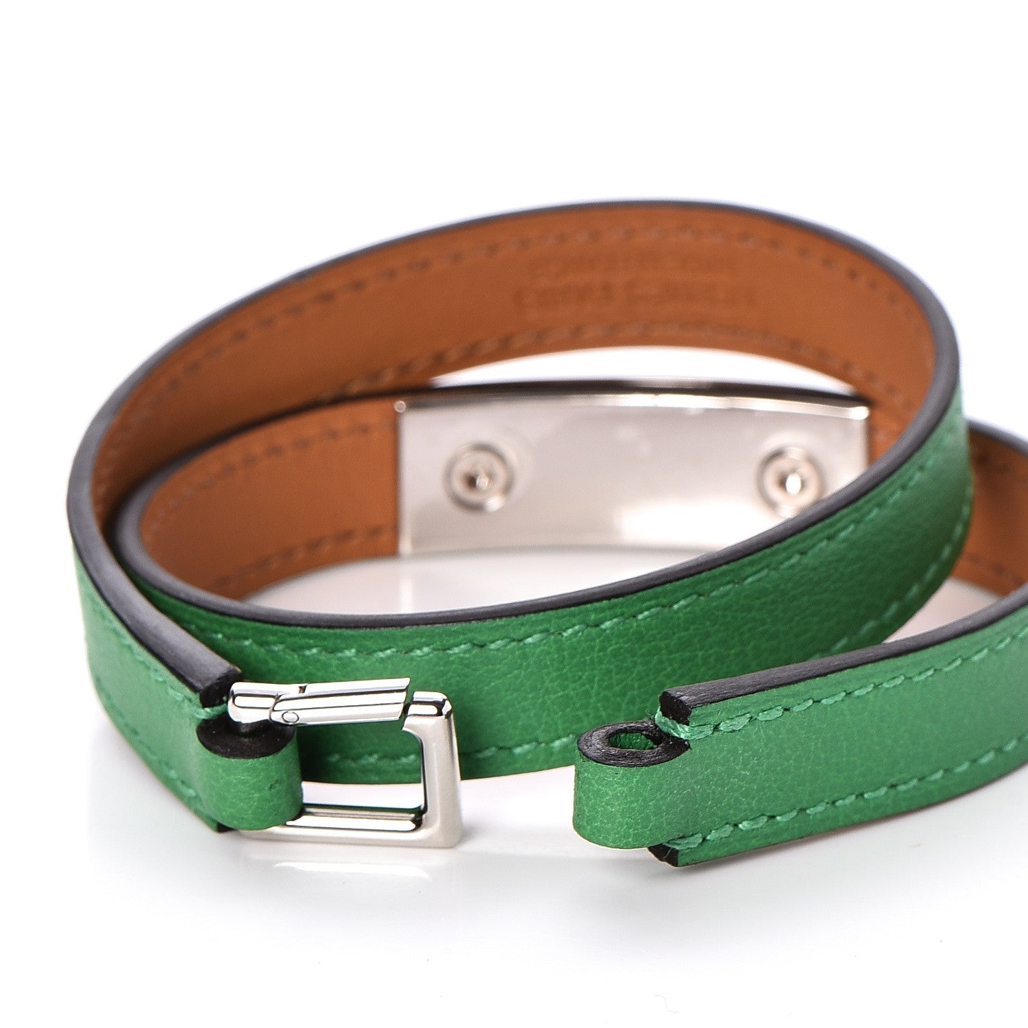 Hermes Swift Rivale Double Tour Bracelet M Bambou 6 of 7