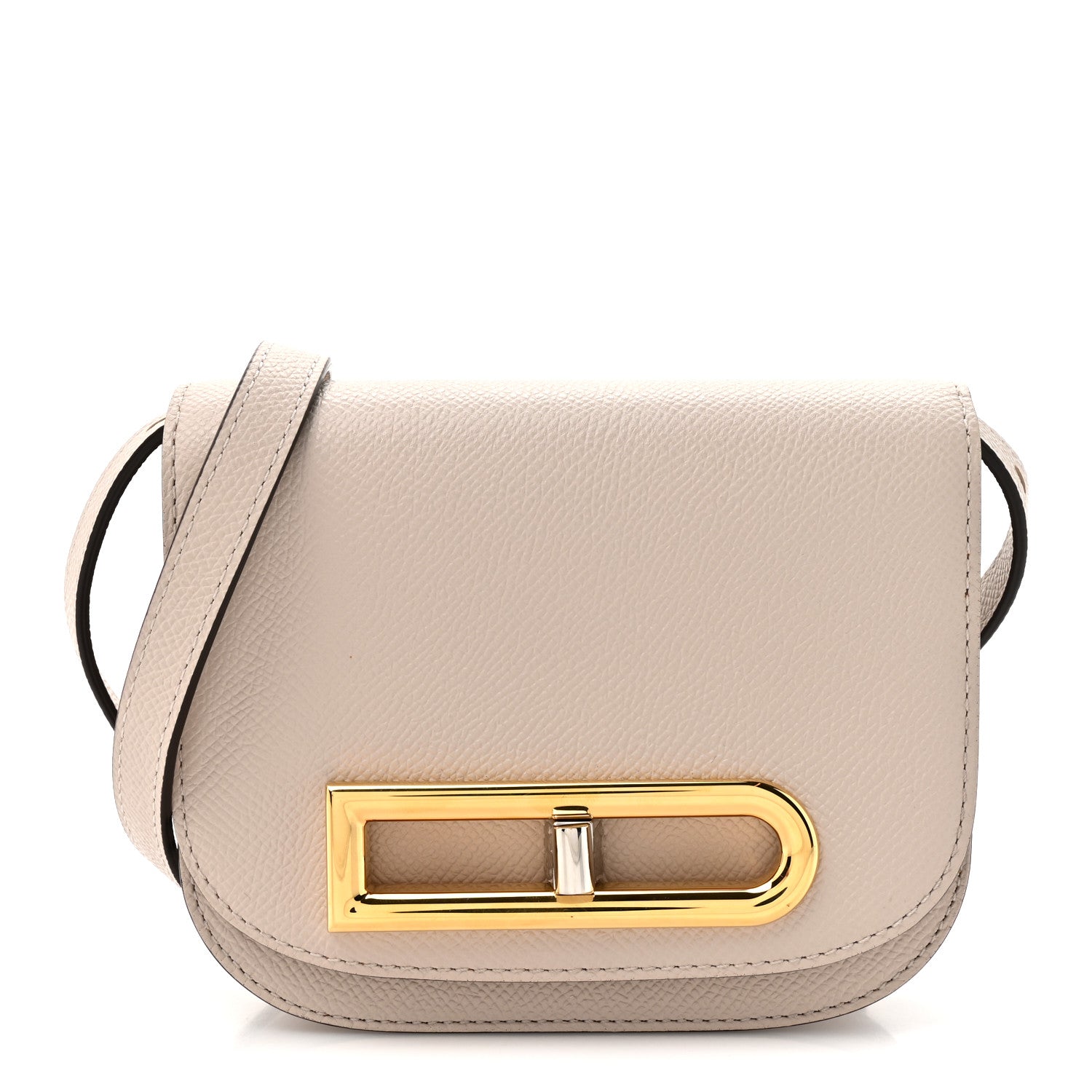 Delvaux Alpina Calfskin Toy Lingot Crossbody Sesame 1 of 11