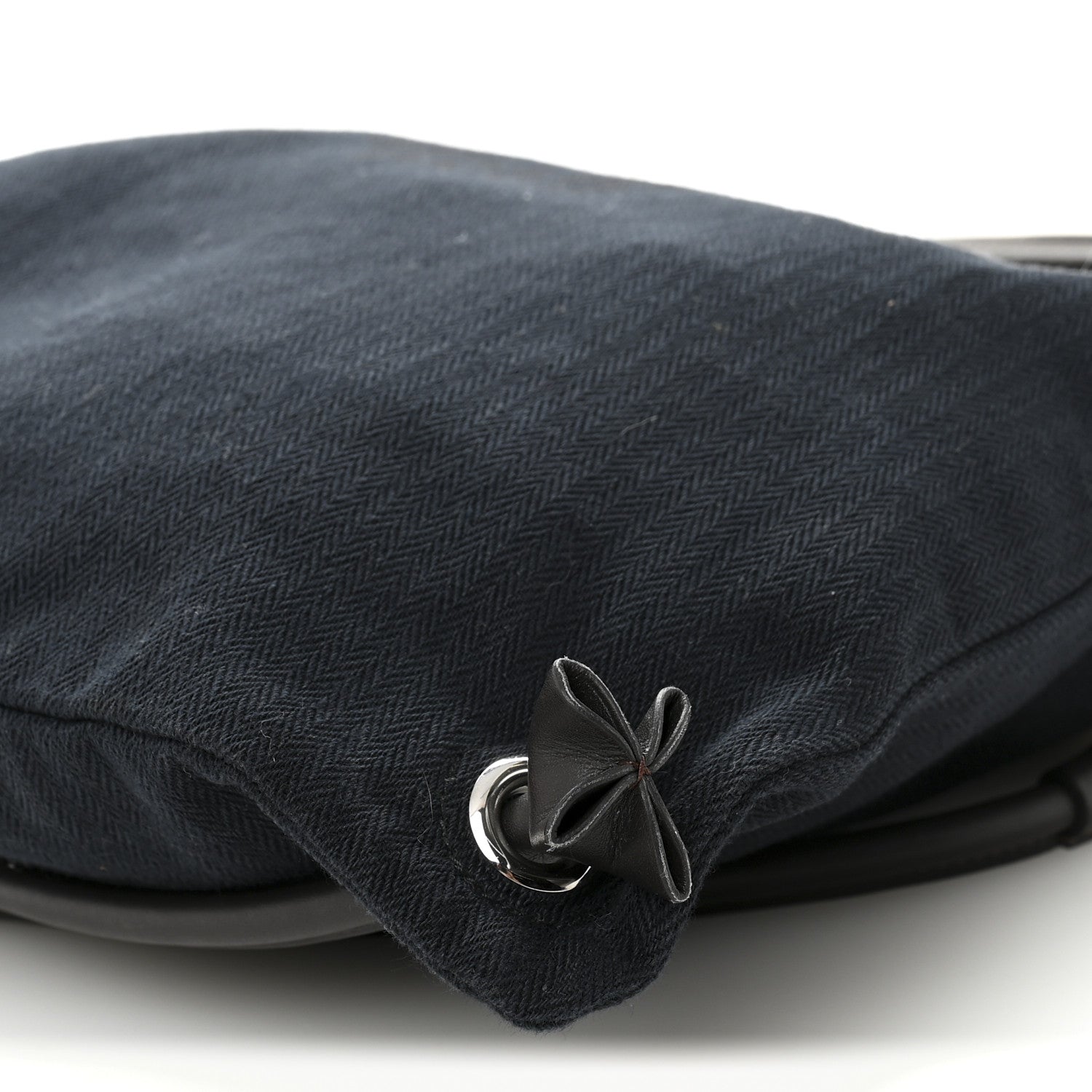 Hermes Toile Swift Maline Bag Navy Ebene 10 of 10