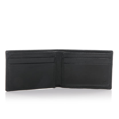 Gucci Imprime Monogram Bi-Fold Wallet Black 5 of 7