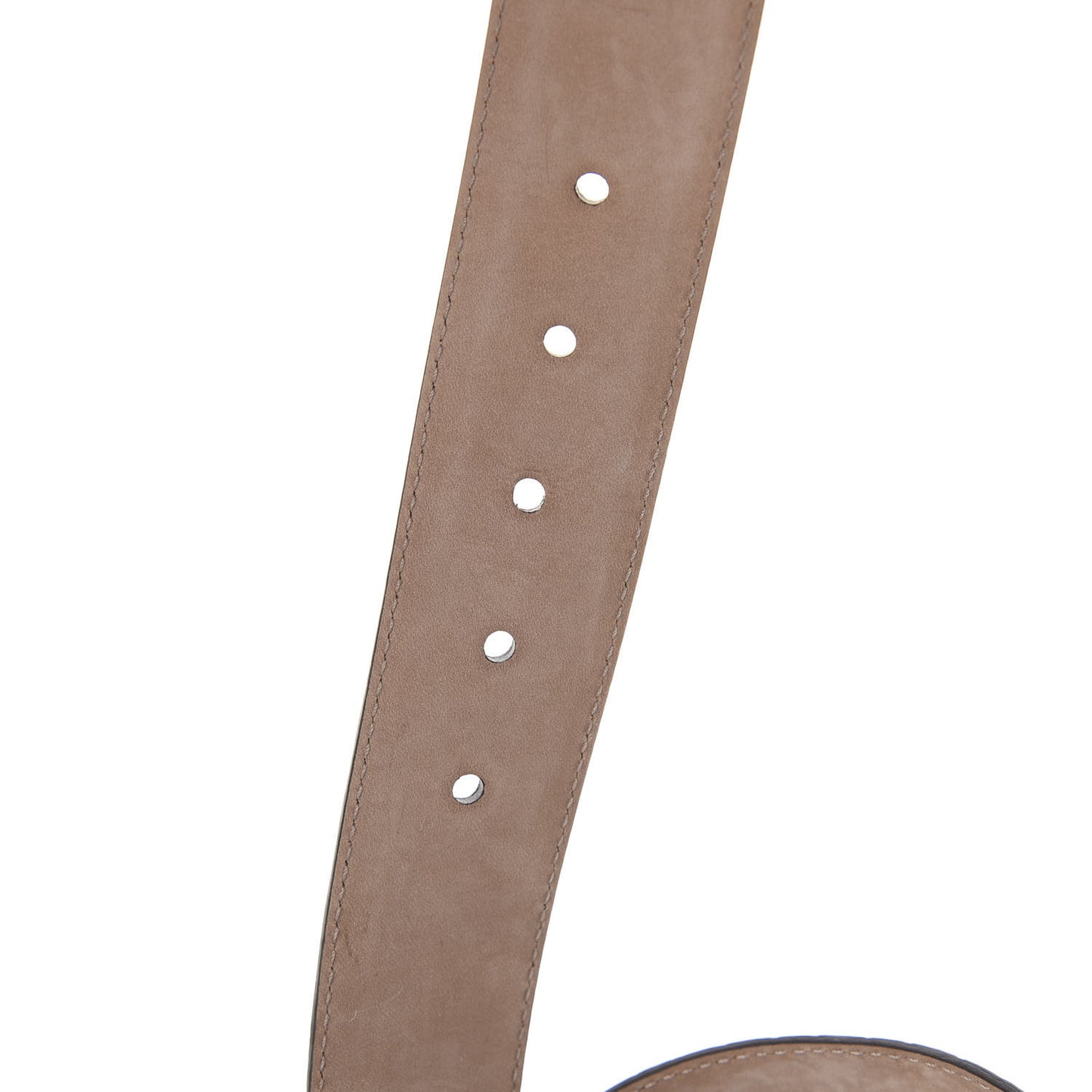 Soft Microguccissima Margaux Calfskin Belt 85 34 Mineral Blue