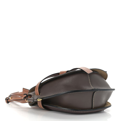 Loewe Calfskin Mini Gate Crossbody Bag Oxblood Tan Taupe 4 of 16