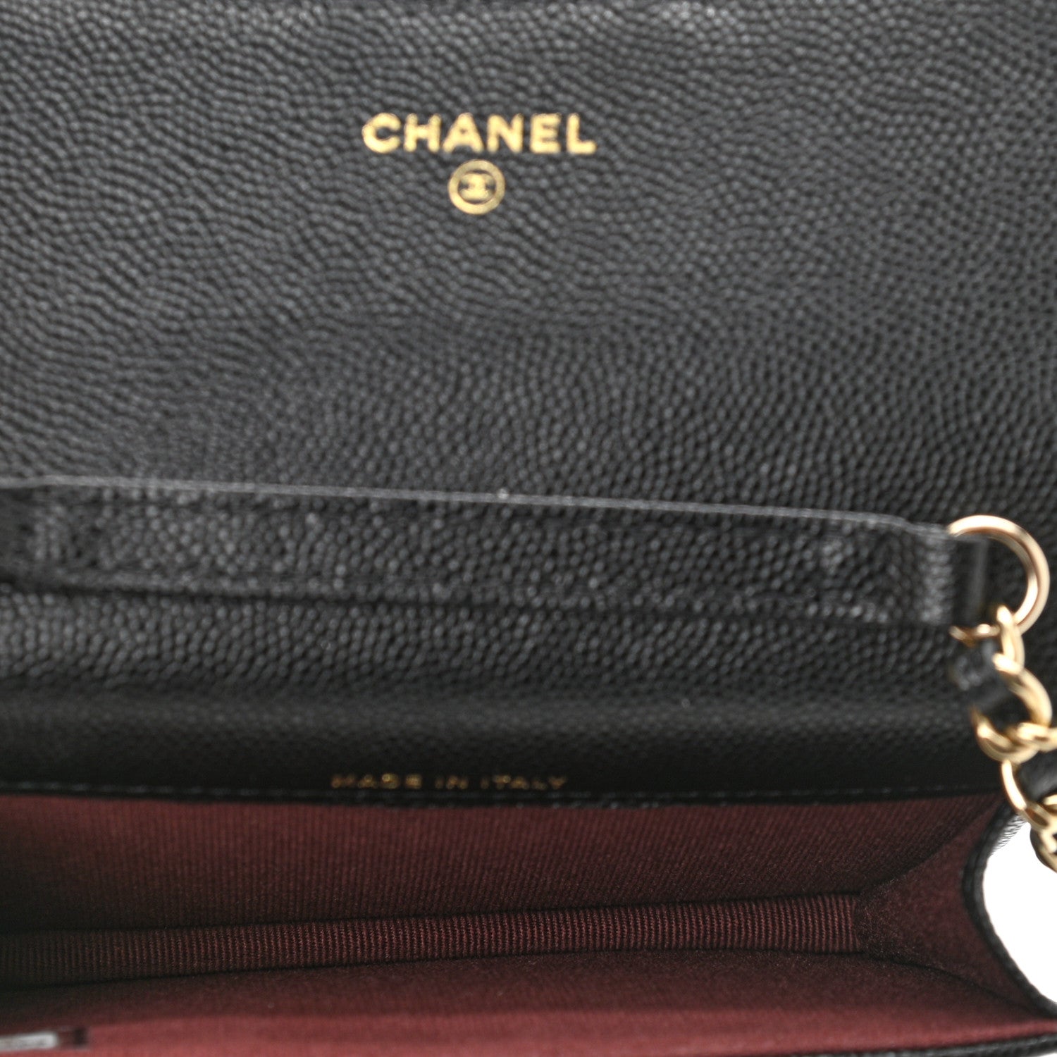 Chanel Caviar Quilted Mini Chain Bag Black 5 of 12
