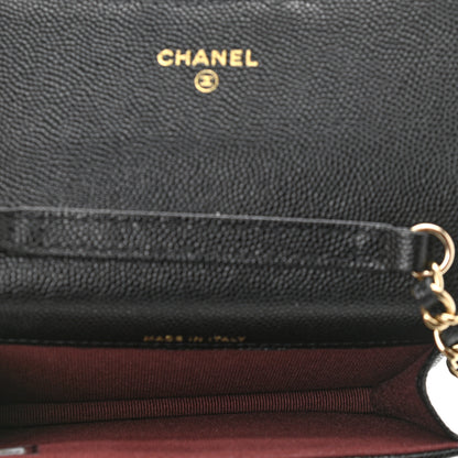 Chanel Caviar Quilted Mini Chain Bag Black 5 of 12
