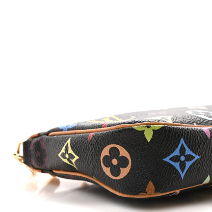 Louis Vuitton Monogram Multicolor Pochette Accessories Black 8 of 9
