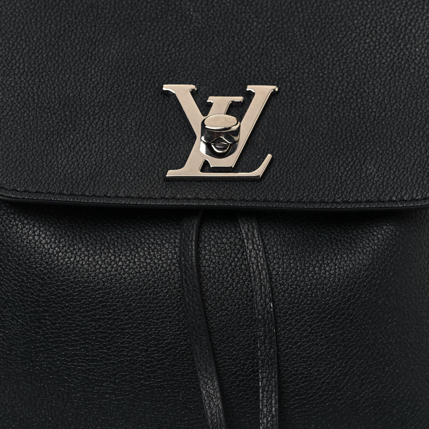 Louis Vuitton Calfskin Lockme Backpack Black 13 of 25