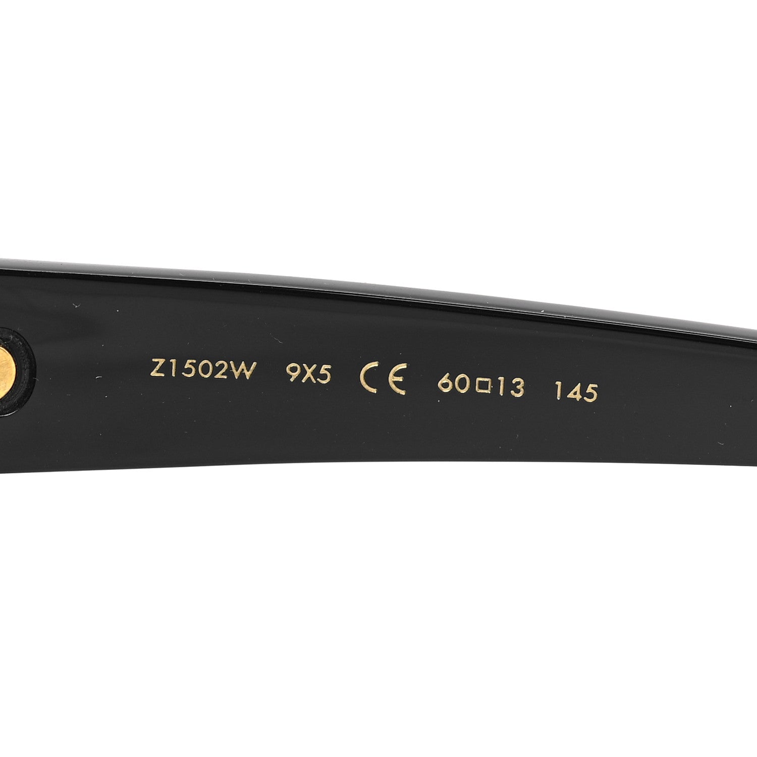Louis Vuitton Acetate Evidence Z1502W Sunglasses Black 5 of 6