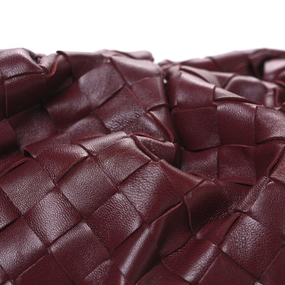 Bottega Veneta Nappa Maxi Intrecciato The Pouch Oversized Clutch Bordeaux 9 of 11
