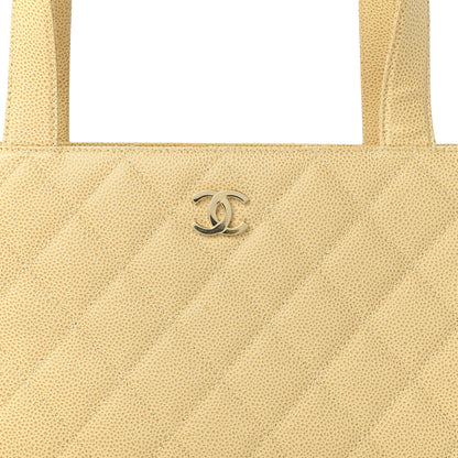 Chanel Caviar Quilted Top Handle Bag Beige 10 of 13