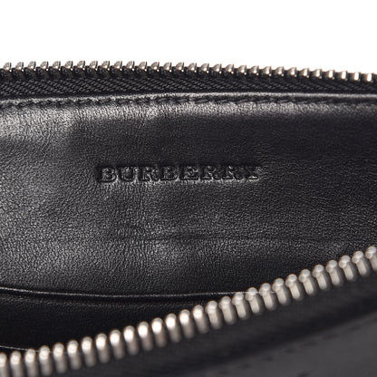 Burberry Mega Check Peyton Crossbody Clutch Bag Black 6 of 8
