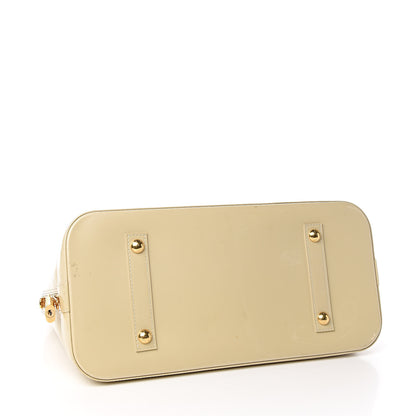 Louis Vuitton Vernis Alma GM Blanc Corail 4 of 22